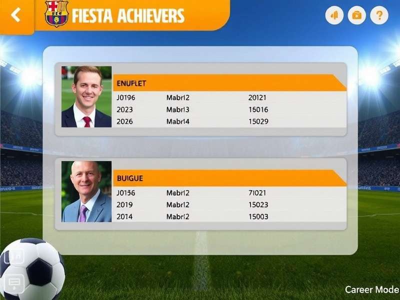 Fiesta Goal Achievers Career Mode